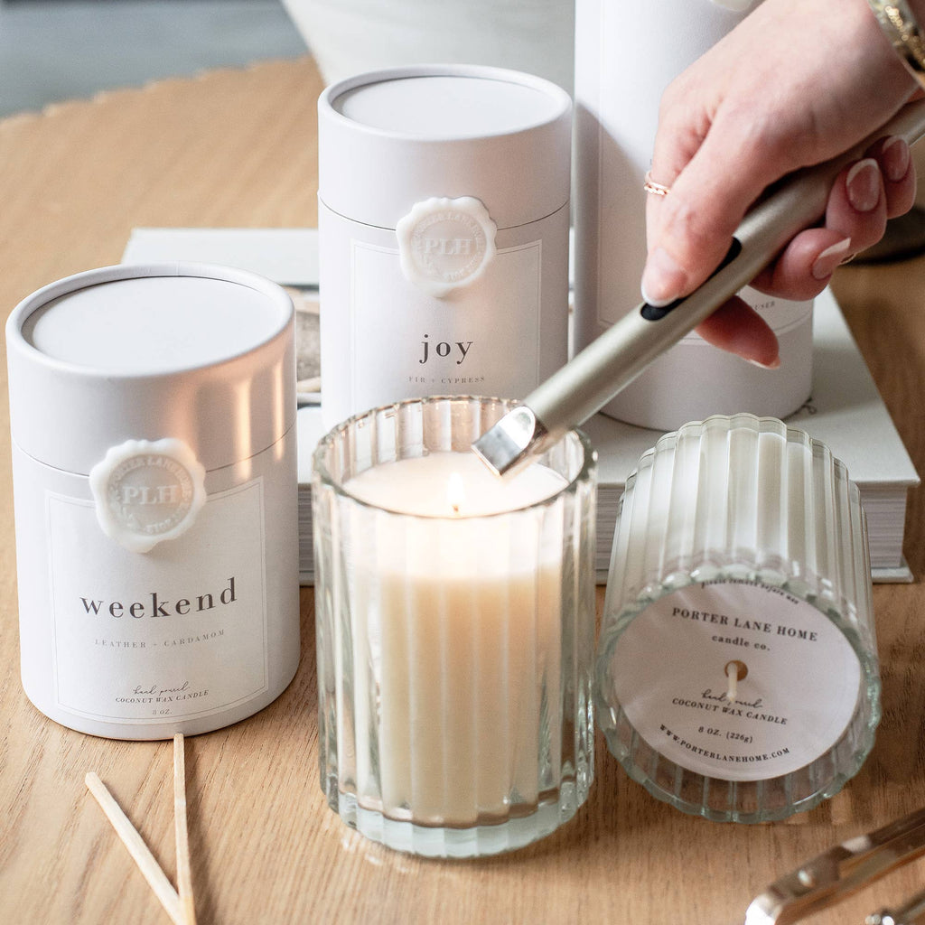 SUGAR | Cashmere + Vanilla Fluted Coconut Wax Candle