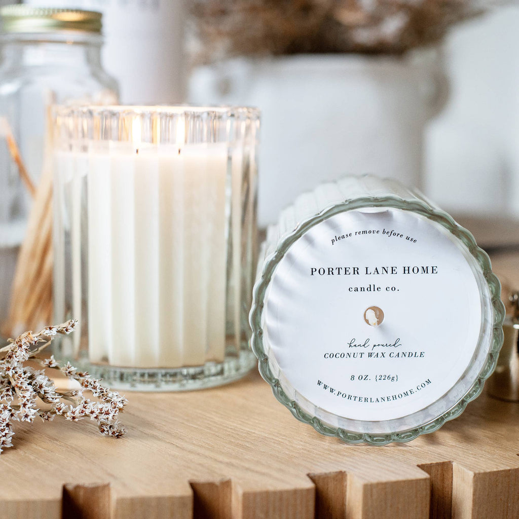 SUGAR | Cashmere + Vanilla Fluted Coconut Wax Candle