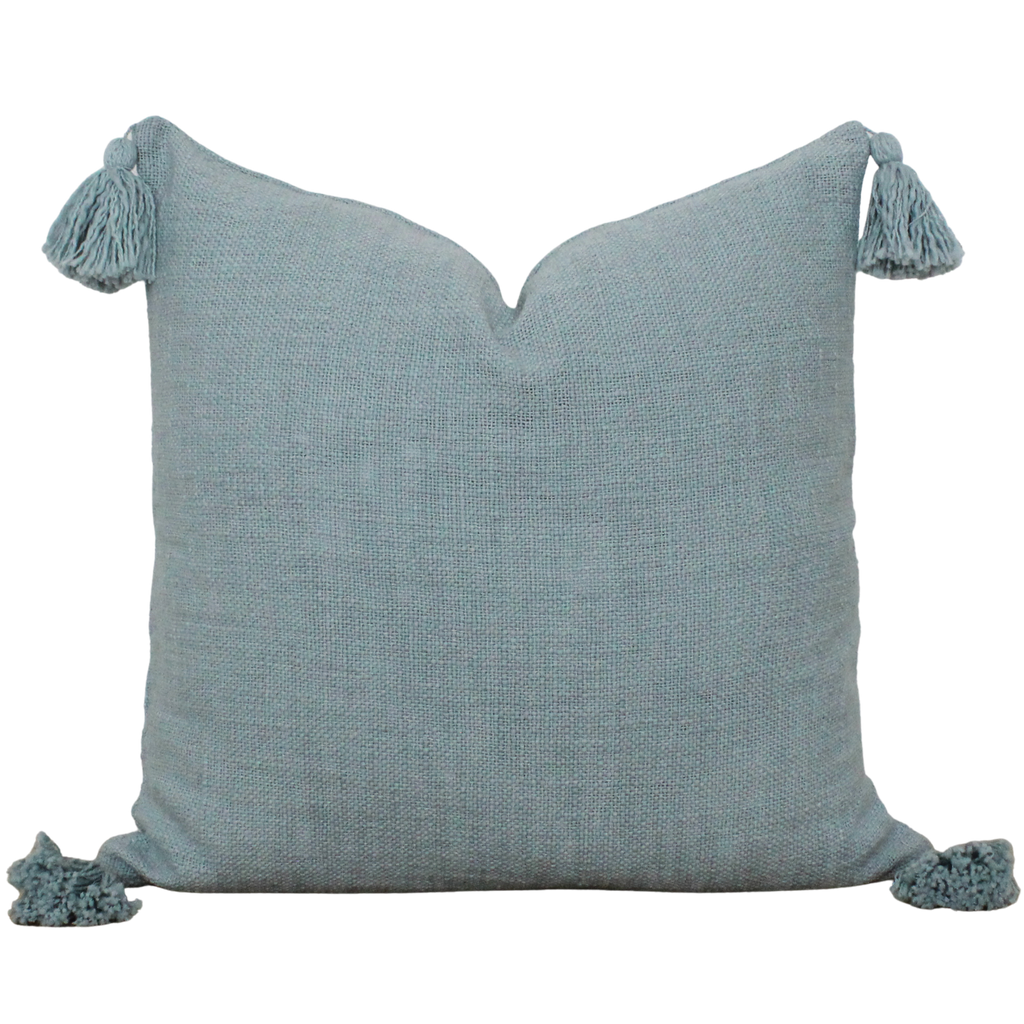 Hand Woven Tassel Pillow Cover