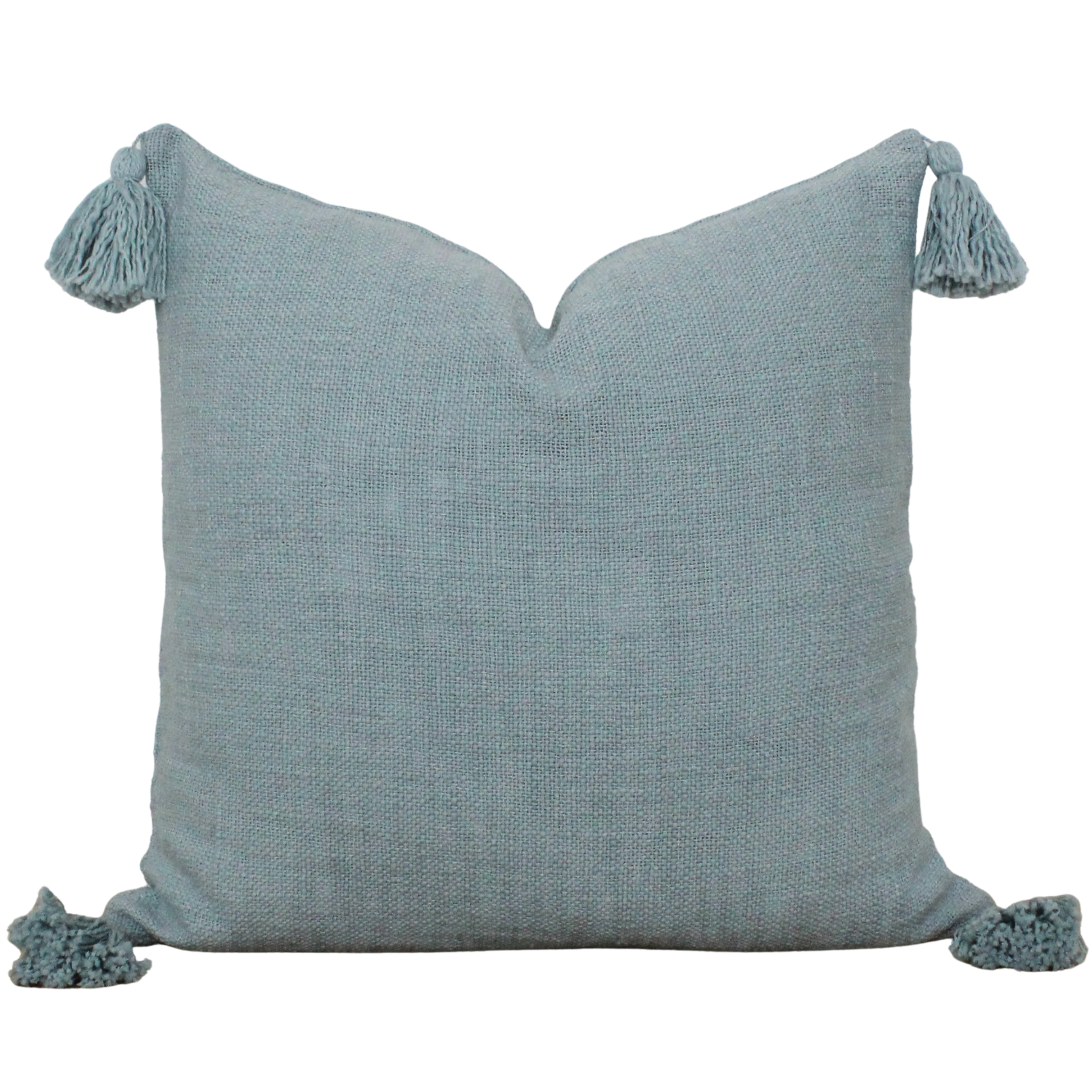 Hand Woven Tassel Pillow Cover
