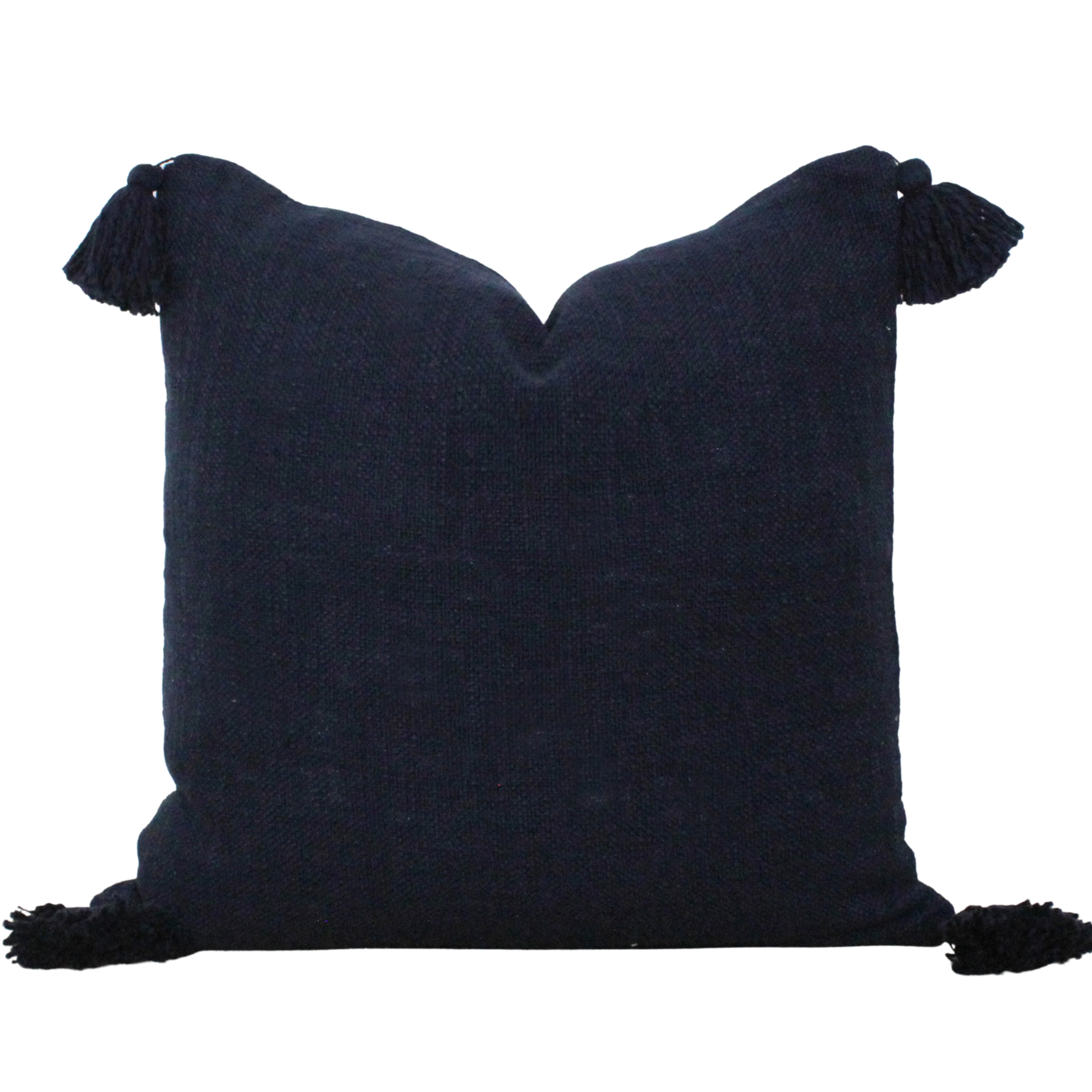 Hand Woven Tassel Pillow Cover