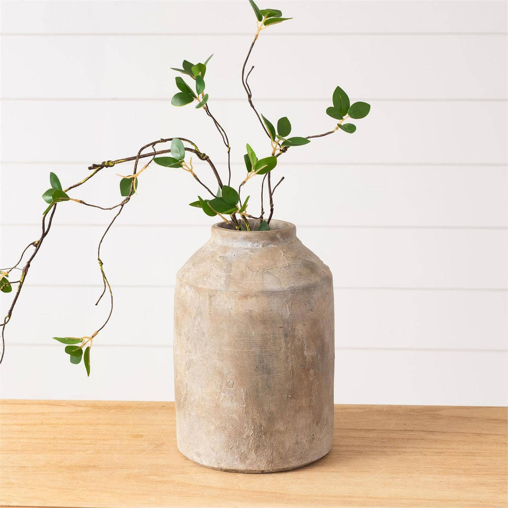 Antiqued Gray Vase (PC)