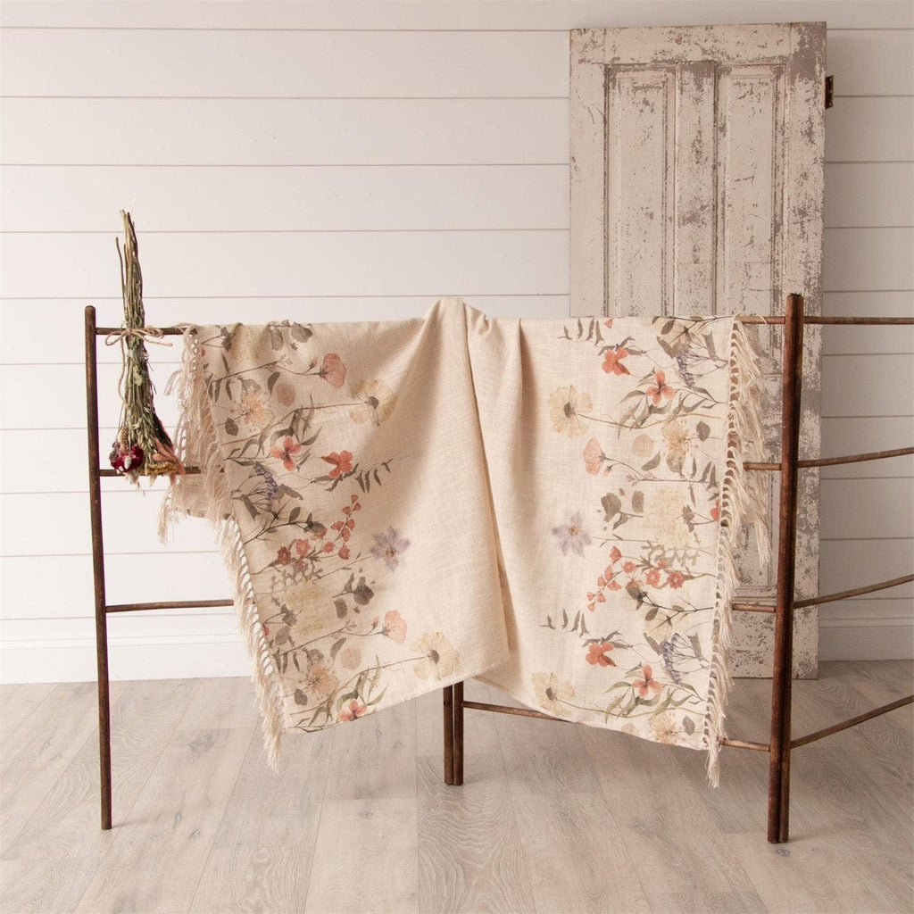 Throw - Dried Flowers