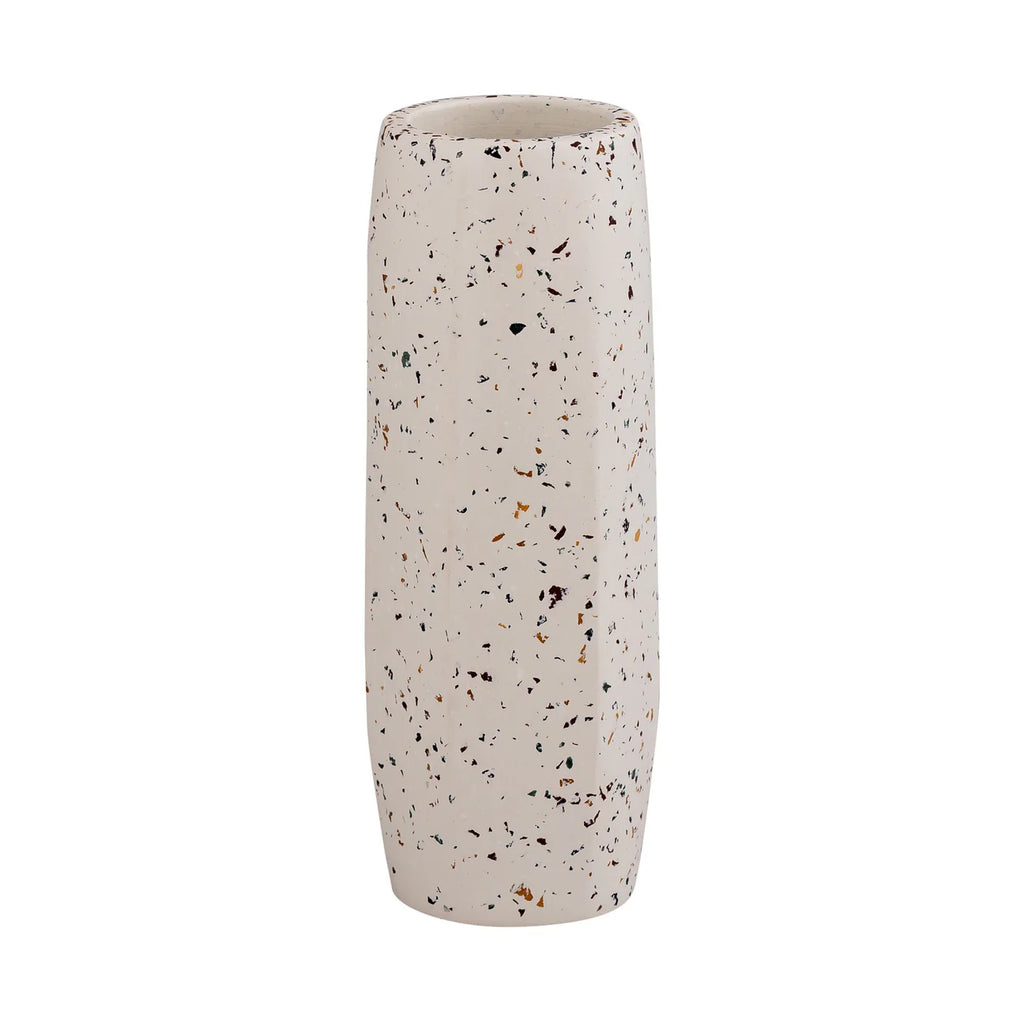 Skinny white vase