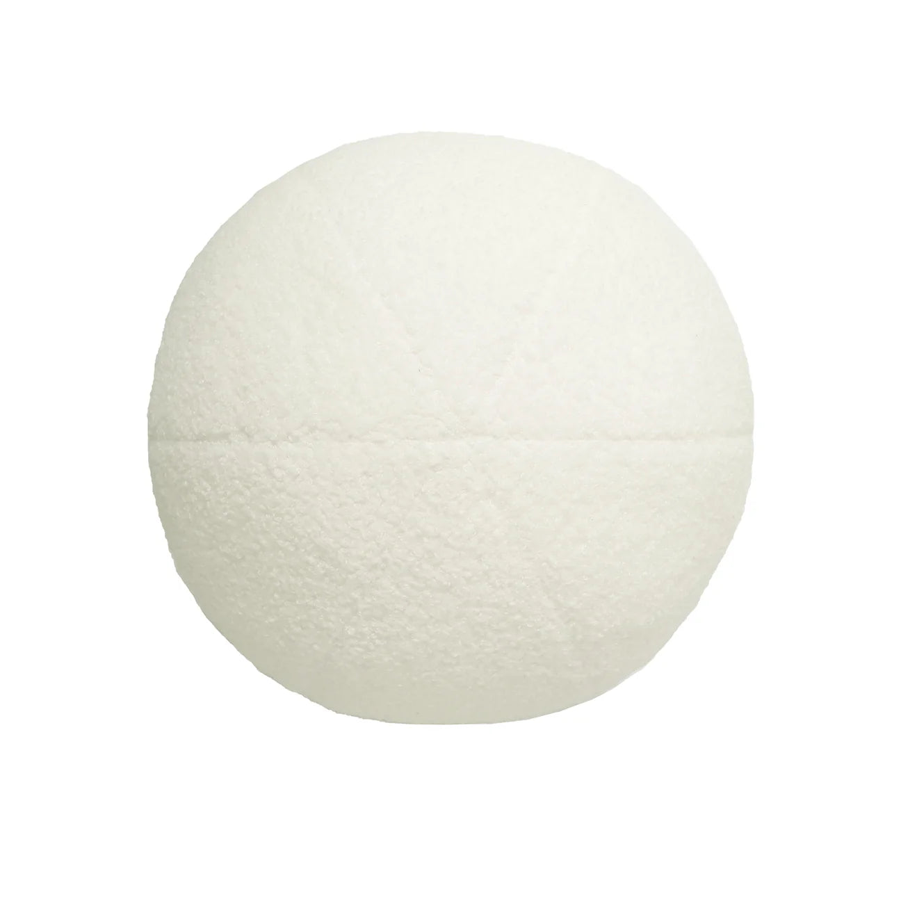 Vegan shearling ball pillow