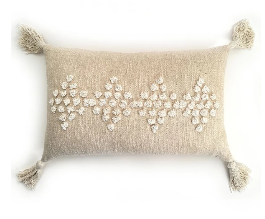 Ivory/Beige throw pillow