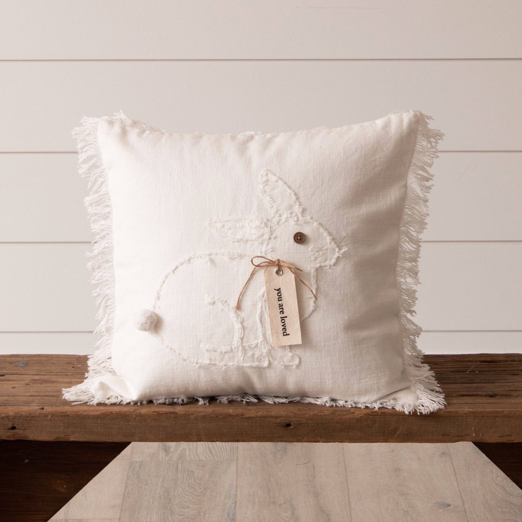 Pillow - Raggedy Rabbit With Fabric Tag (PC)