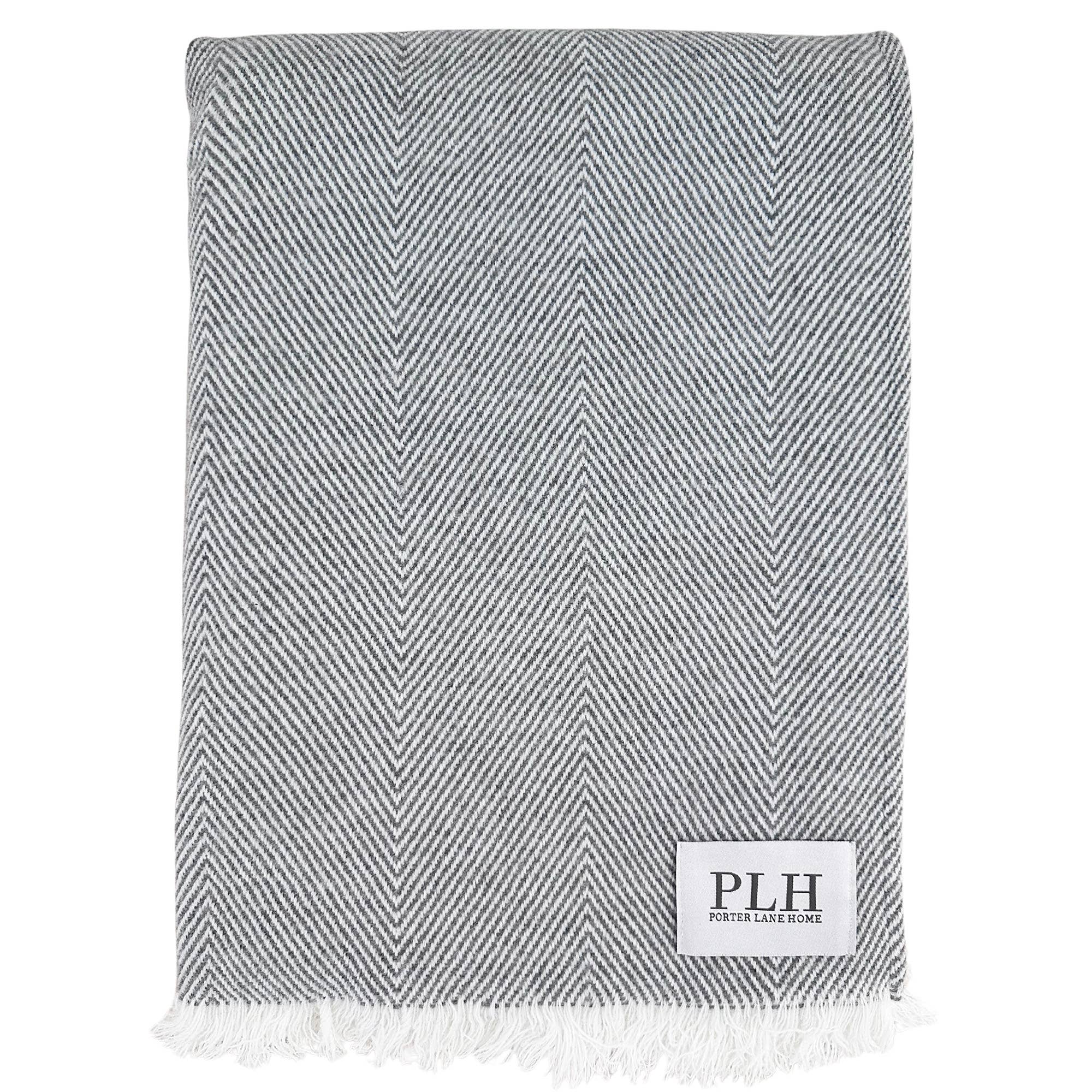 Herringbone Throw Blanket