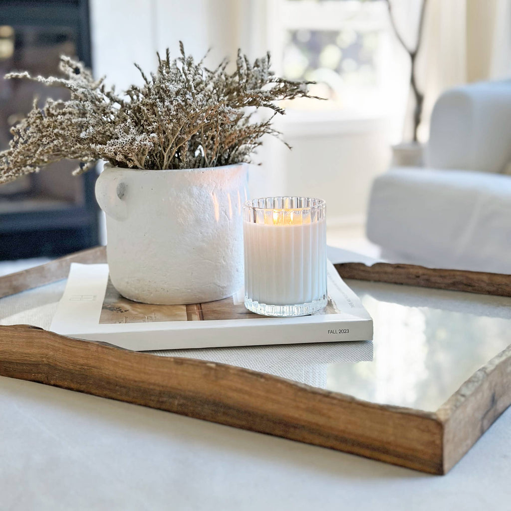 SUGAR | Cashmere + Vanilla Fluted Coconut Wax Candle