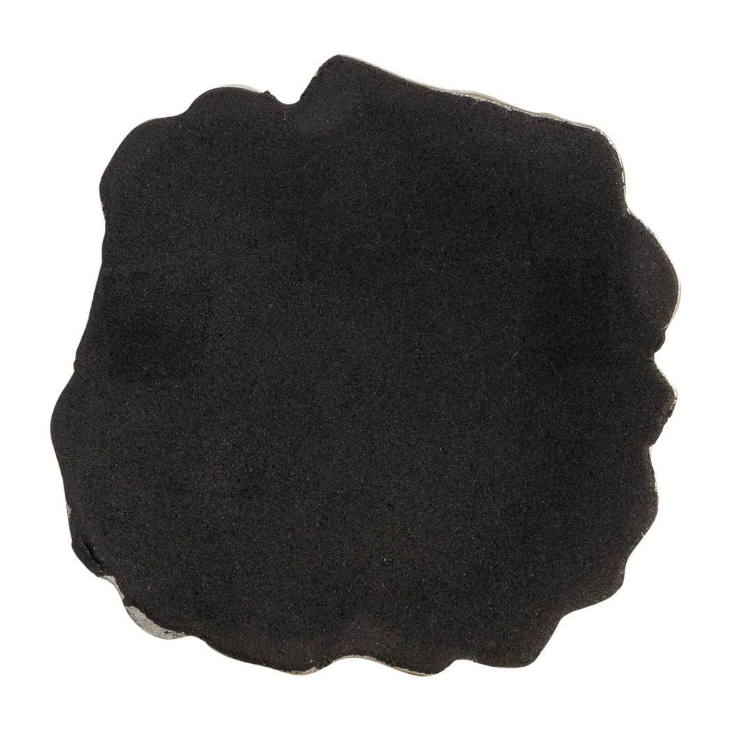 Metal Forged Taper Candle Holder with Base - Gold, 11 in.